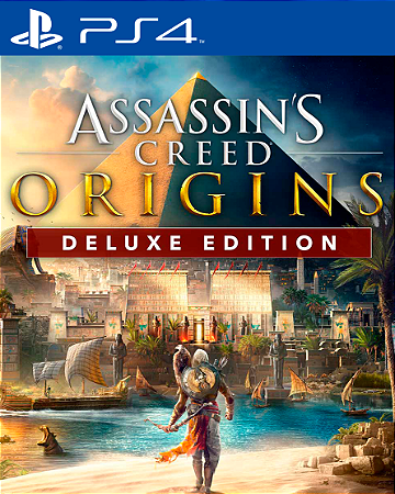ASSASSINS CREED ORIGINS DELUXE EDITION PS4 MÍDIA DIGITAL