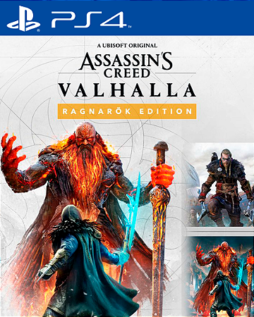 ASSASSINS CREED VALHALLA RAGNAROK EDITION PS4 MÍDIA DIGITAL