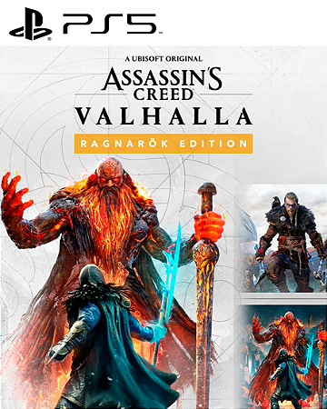 ASSASSINS CREED VALHALLA RAGNAROK EDITION PS5 MÍDIA DIGITAL