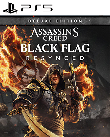 ASSASSIN’S CREED BLACK FLAG RESYNCED DELUXE EDITION PS5 Mídia Digital