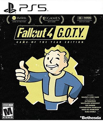 Fallout 4 Game of the Year Edition PS5 Mídia Digital