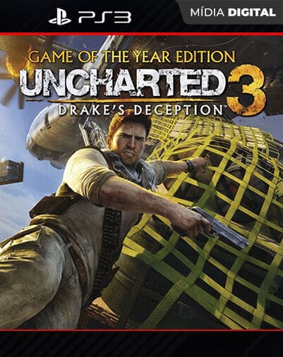 Uncharted 3: Drake's Deception Game of The Year Edition Playstation 3 Mídia Digital